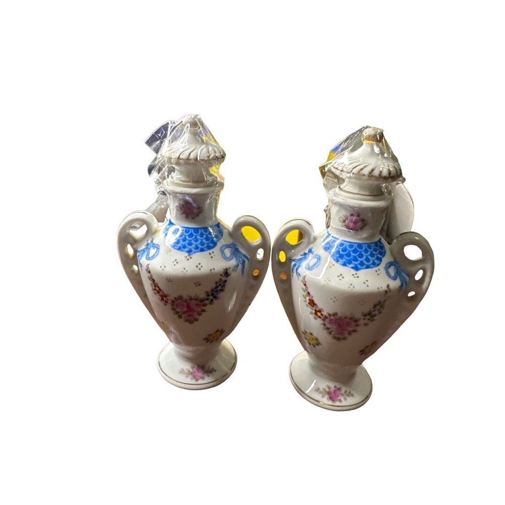 VTG Rare Japan Hand painted Perfume Bottle